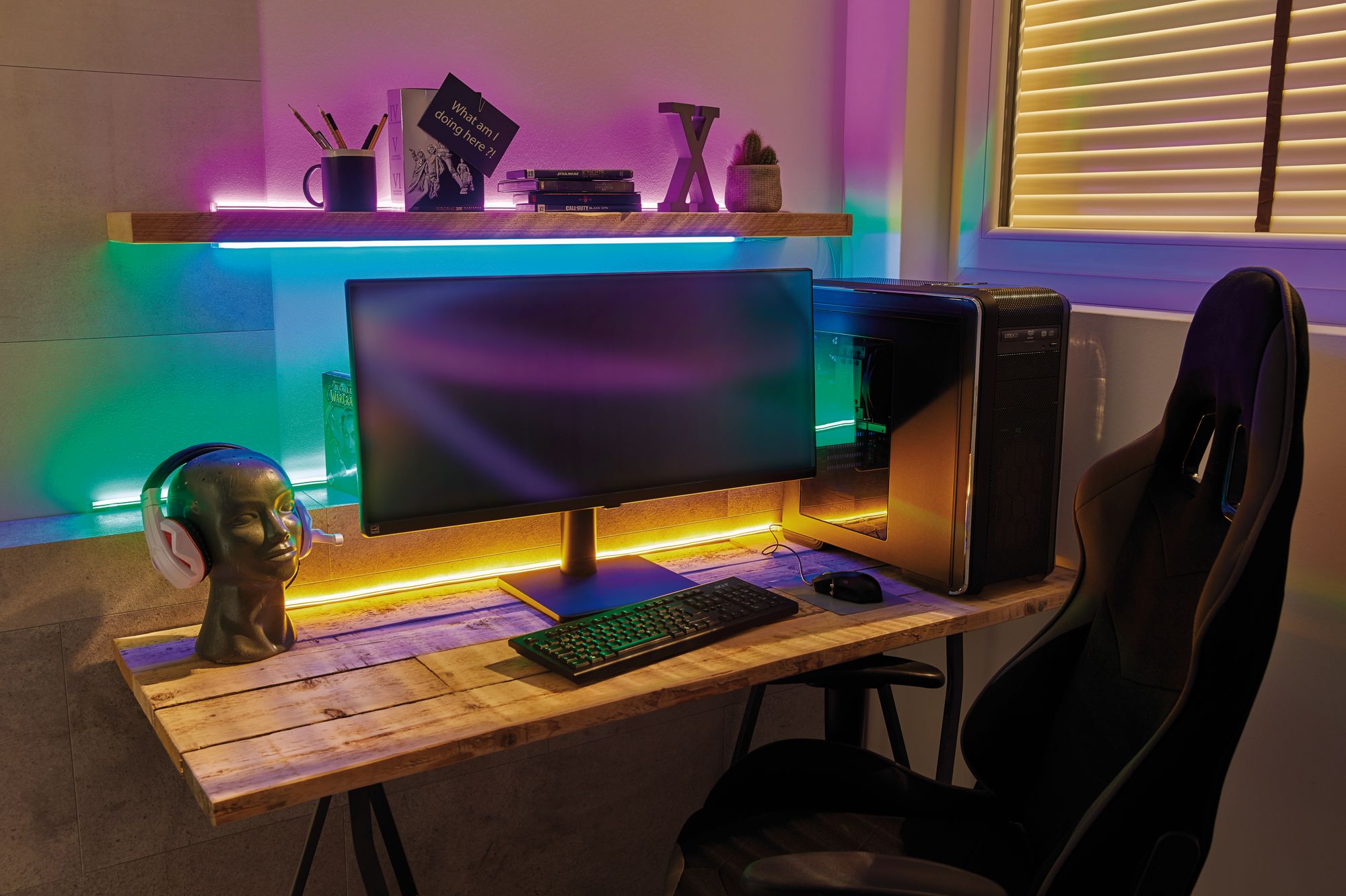 Led pásek RGB+DB 4000K 12V 12W IP 20