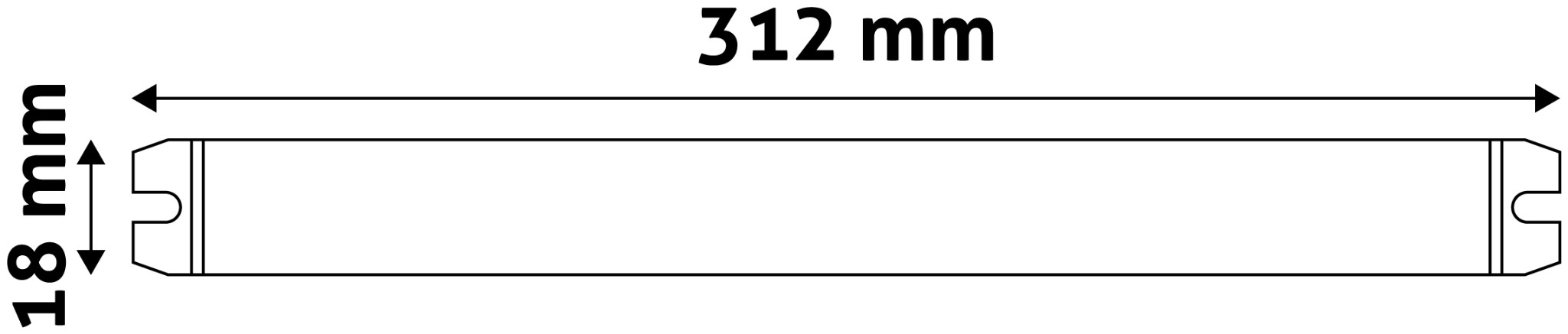 Napájecí led zdroj 12V 48W IP40 super slim