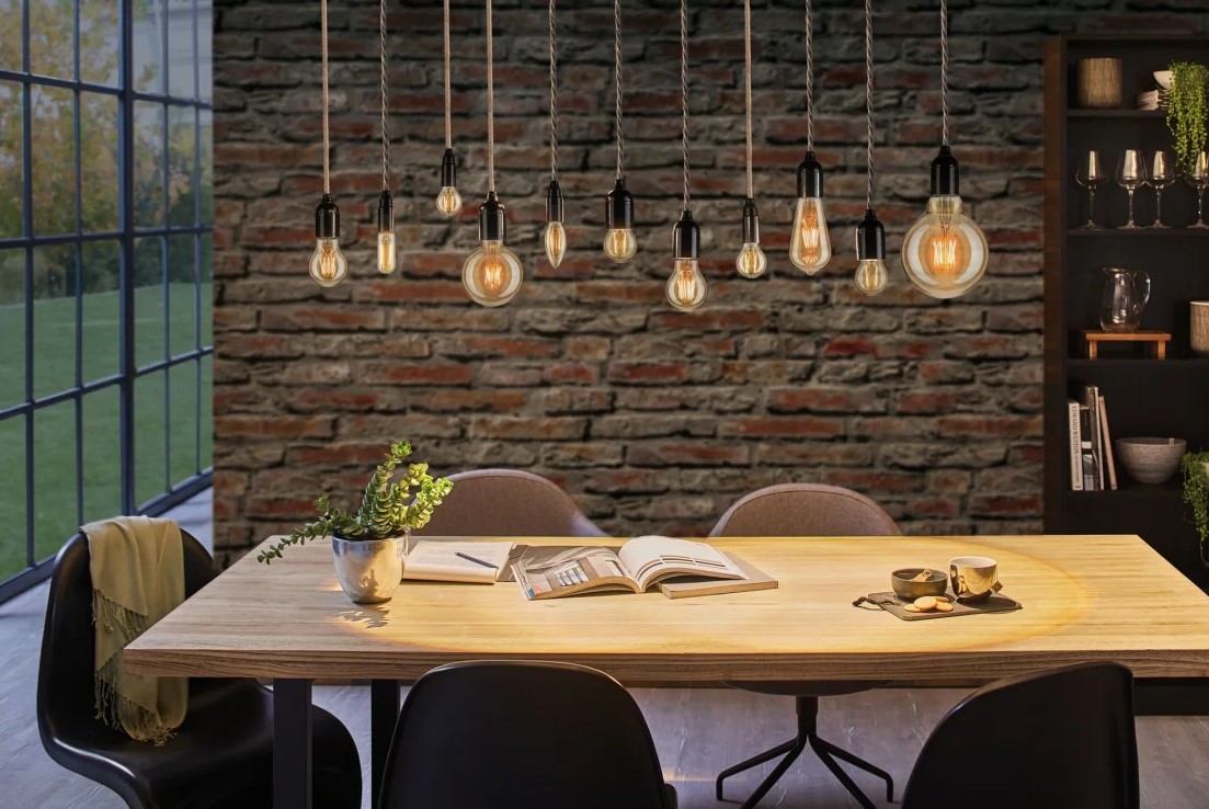 Dekorační led vlákno žárovka e27 5W 2700K ST45