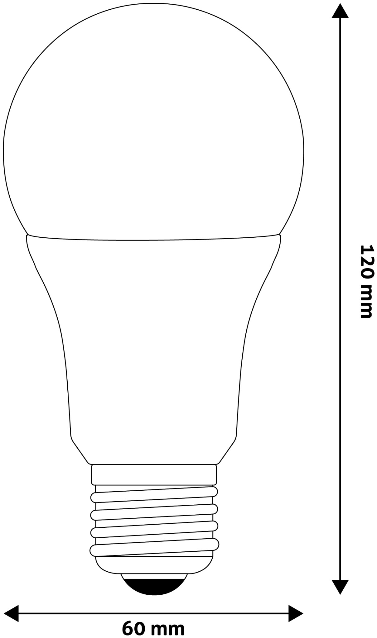 LED žárovka E27 13W 4000K 2ks