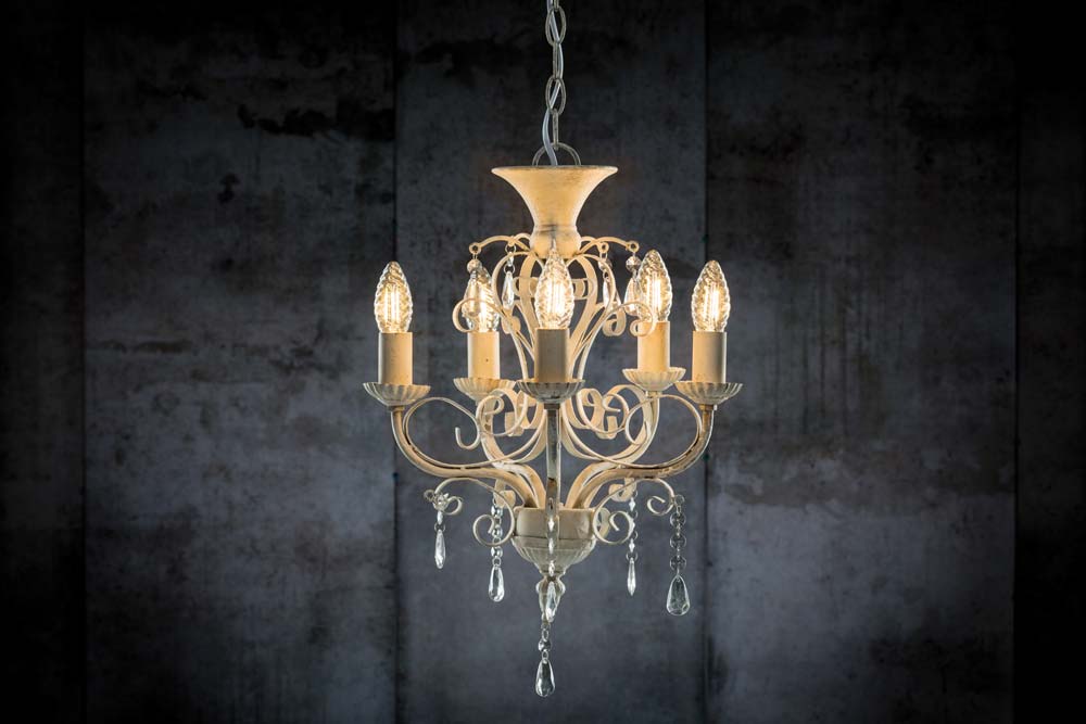 LED Žárovka E14 Svíčka 4W Jantarově oranžová 1800K Vlákno 