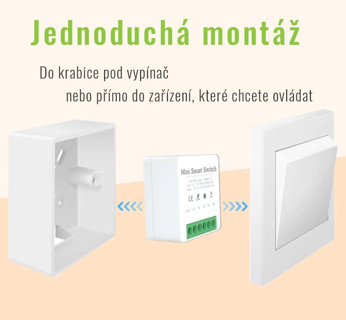 Smart Mini spínač pro TUYA a Smart Life