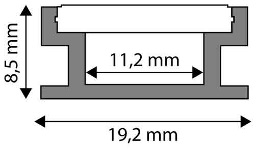 Led svítidlo do obkladů a nik s IP67 - OB10 - na míru