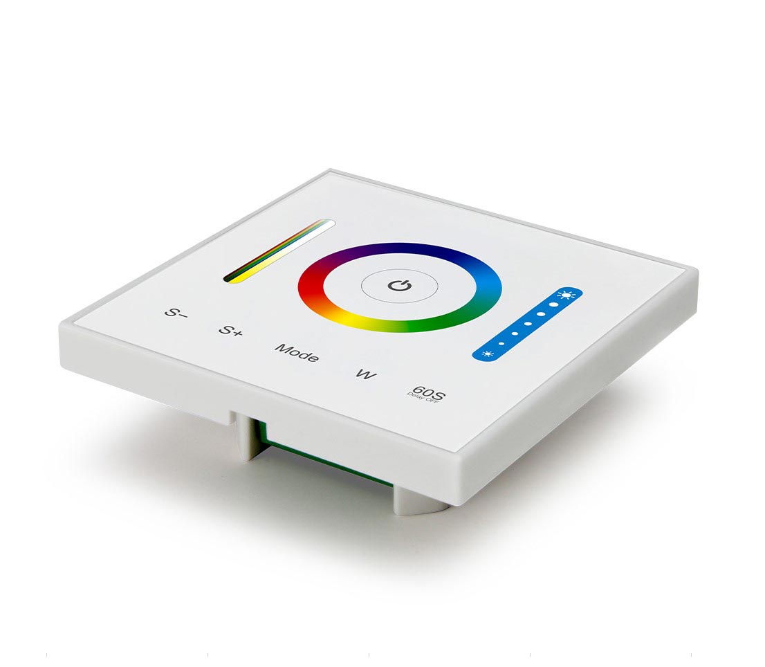 LED ovládač stmívač 3v1 RGB/RGBW/RGBCCT vypínačový 12-24V