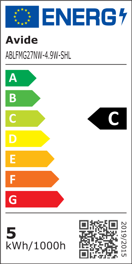 LED Žárovka E27 4,9W mini 4000K vlákno s vysokou účinností 164lm/W