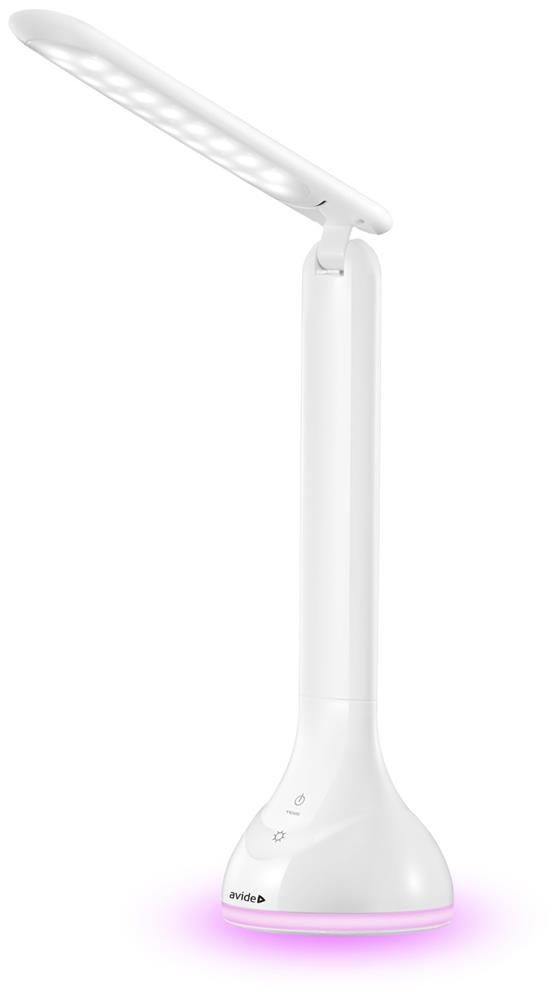 Stolní LED lampa 4W s RGB podsvícením MOOD Bílá