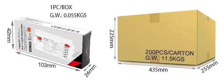 3v1 ovladač LED pásků E3-WR