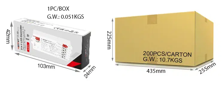 3v1 ovladač LED pásků E3-RF