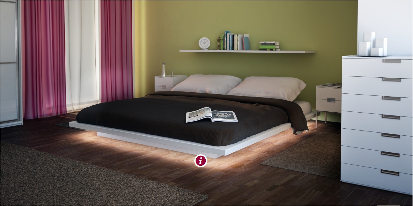 PIR čidlo s detekcí okolního světla bílé 12v 24v