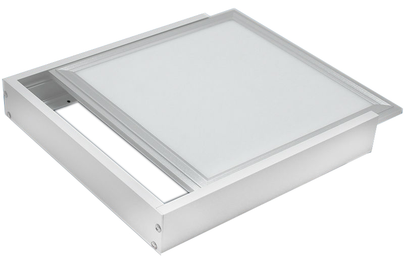 Rám pro podsvětlený LED panel 60x60cm bílý