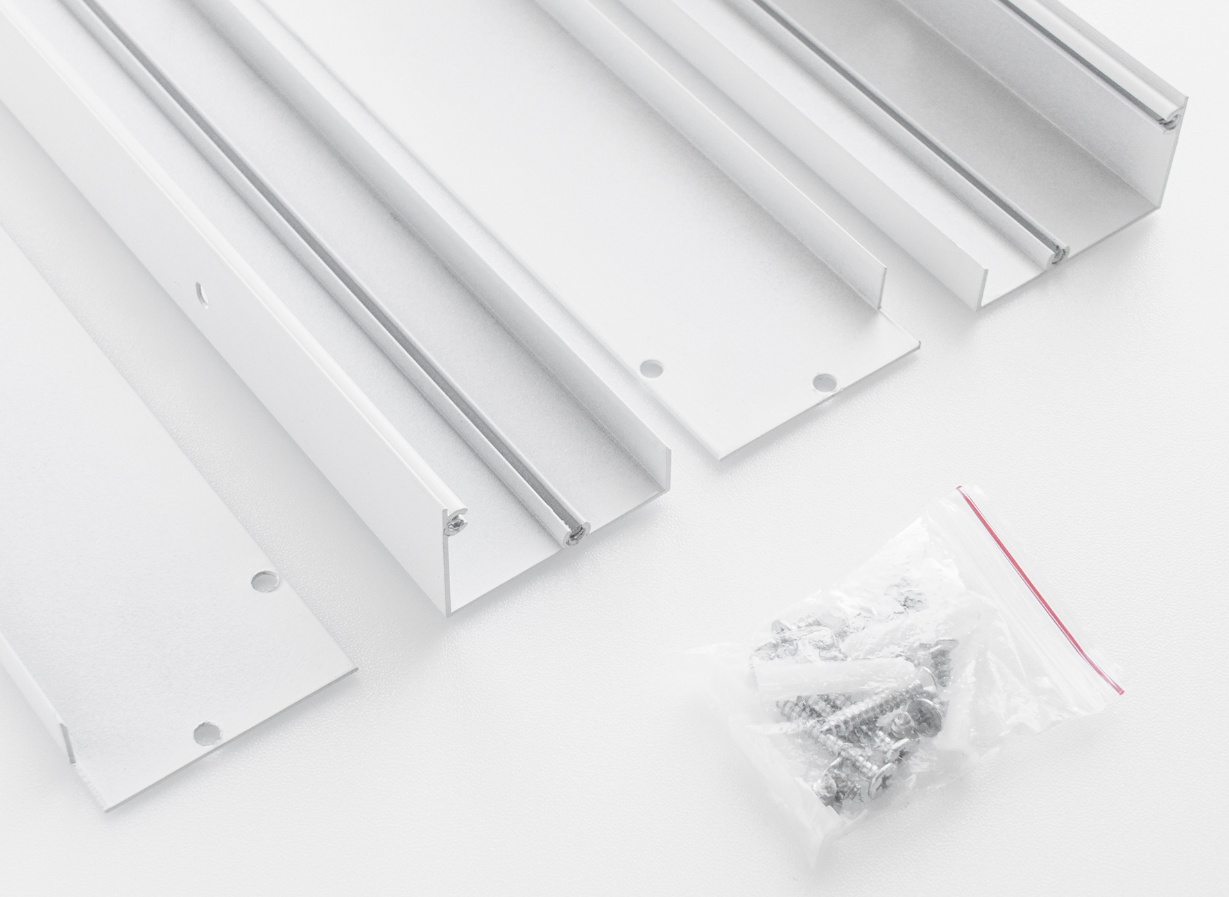 Rám pro podsvětlený LED panel 60x60cm bílý
