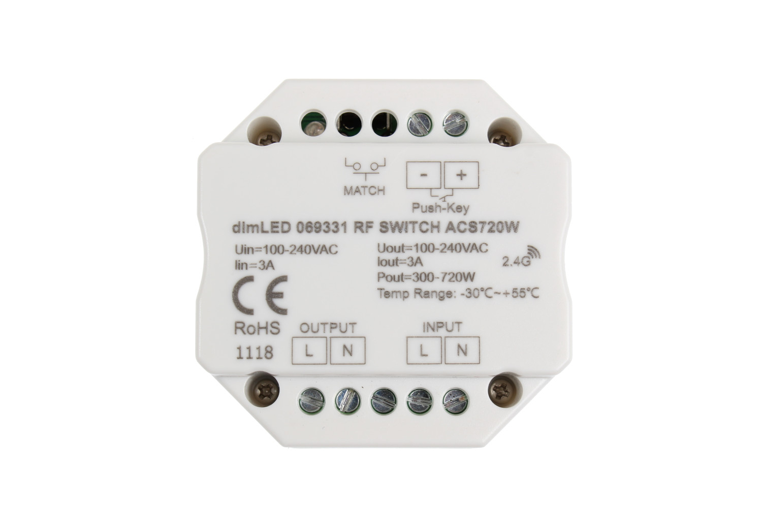 Spínač LUX pro TUYA 230V 360W 