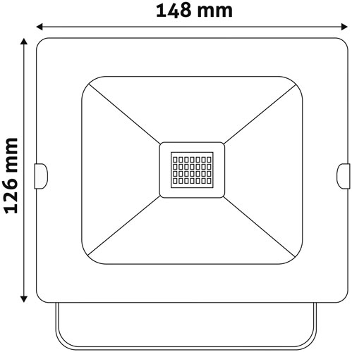 Flexo šňůra s uzemňovacím kolíkem a volným koncem - bílá 3m