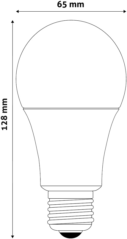 STMÍVATELNÁ LED Žárovka E27 12W 4000K