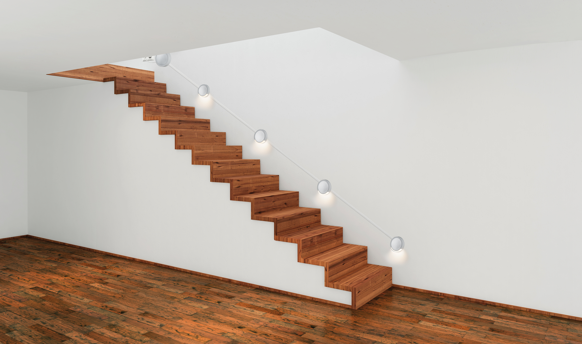 Set 4x 1,6w schodištová svítidla