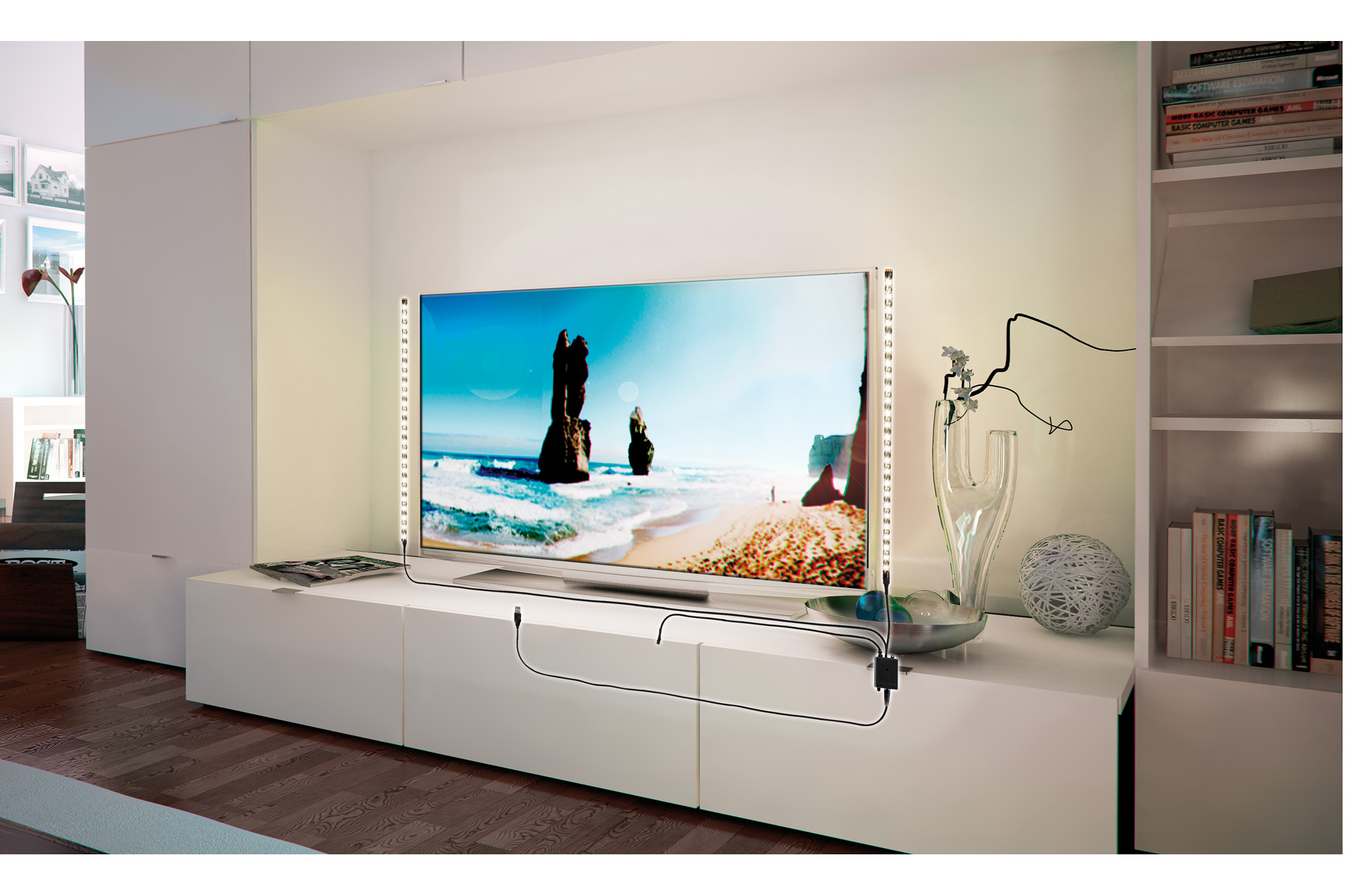 LED pásek 12V 12W 3000K IP20