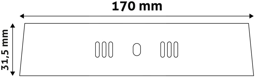 LED svítidlo stropní 12W, 6400K, čtverec