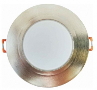 LED svítidlo podhledové 8W 4000K kruh matt chrom 