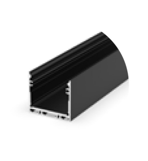 Profil na povrch U TELI UP 31x24 Černý
