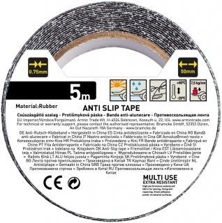 Protiskluzová lepící páska 5m 0,75x50mm 5m