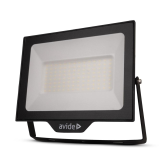 Led reflektor super SLIM 100W 4000K OPIR černý