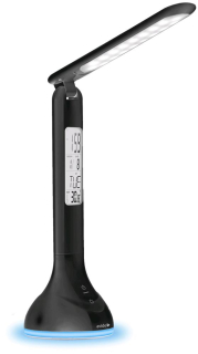 Stolní LED lampa 4W s RGB podsvícením + Kalendář Černá