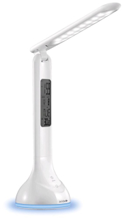 Stolní LED lampa 4W s RGB podsvícením + Kalendář Bílá