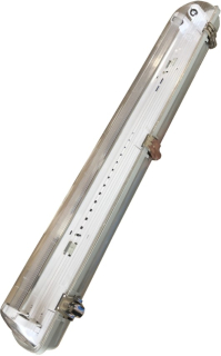 Prachotěsné svítidlo IP65 - pro 2ks led zářivky 1,2m 