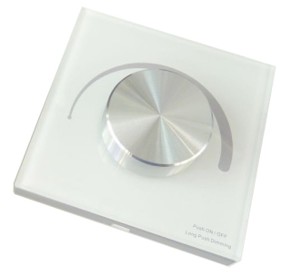 LED ovládač stmívač Vypínačový bílý